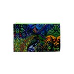 Psychedelic Digital Art Artwork Landscape Colorful Cosmetic Bag (XS)