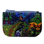 Psychedelic Digital Art Artwork Landscape Colorful Large Coin Purse