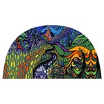 Psychedelic Digital Art Artwork Landscape Colorful Anti Scalding Pot Cap