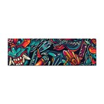 Vintage Tattoos Colorful Seamless Pattern Sticker Bumper (10 pack)