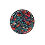 Vintage Tattoos Colorful Seamless Pattern Hat Clip Ball Marker (10 pack)