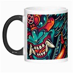 Vintage Tattoos Colorful Seamless Pattern Morph Mug