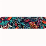 Vintage Tattoos Colorful Seamless Pattern Large Bar Mat