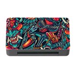 Vintage Tattoos Colorful Seamless Pattern Memory Card Reader with CF