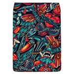 Vintage Tattoos Colorful Seamless Pattern Removable Flap Cover (L)