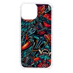 Vintage Tattoos Colorful Seamless Pattern iPhone 13 mini TPU UV Print Case