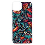 Vintage Tattoos Colorful Seamless Pattern iPhone 15 Pro TPU UV Print Case