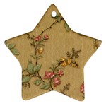 Flowers, Branches, Desenho, Edge, Leaves Ornament (Star)