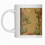 Flowers, Branches, Desenho, Edge, Leaves White Mug