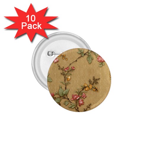 Flowers, Branches, Desenho, Edge, Leaves 1.75  Buttons (10 pack) from ArtsNow.com Front