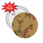 Flowers, Branches, Desenho, Edge, Leaves 2.25  Buttons (10 pack) 