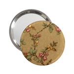 Flowers, Branches, Desenho, Edge, Leaves 2.25  Handbag Mirrors