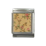 Flowers, Branches, Desenho, Edge, Leaves Italian Charm (13mm)