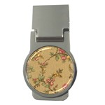 Flowers, Branches, Desenho, Edge, Leaves Money Clips (Round) 