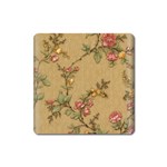 Flowers, Branches, Desenho, Edge, Leaves Square Magnet