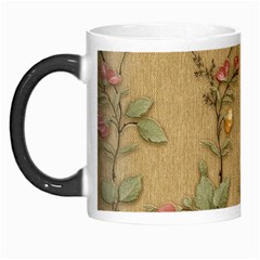 Flowers, Branches, Desenho, Edge, Leaves Morph Mug from ArtsNow.com Left