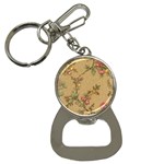 Flowers, Branches, Desenho, Edge, Leaves Bottle Opener Key Chain