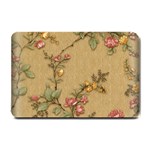 Flowers, Branches, Desenho, Edge, Leaves Small Doormat