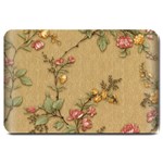 Flowers, Branches, Desenho, Edge, Leaves Large Doormat