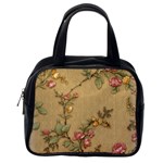 Flowers, Branches, Desenho, Edge, Leaves Classic Handbag (One Side)