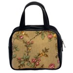 Flowers, Branches, Desenho, Edge, Leaves Classic Handbag (Two Sides)