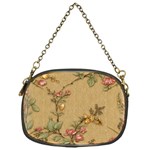 Flowers, Branches, Desenho, Edge, Leaves Chain Purse (One Side)