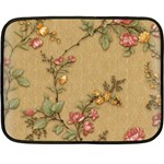 Flowers, Branches, Desenho, Edge, Leaves Fleece Blanket (Mini)