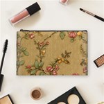 Flowers, Branches, Desenho, Edge, Leaves Cosmetic Bag (Medium)