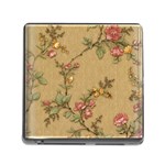 Flowers, Branches, Desenho, Edge, Leaves Memory Card Reader (Square 5 Slot)