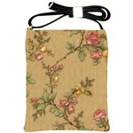 Flowers, Branches, Desenho, Edge, Leaves Shoulder Sling Bag