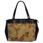 Flowers, Branches, Desenho, Edge, Leaves Oversize Office Handbag