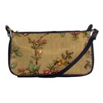 Flowers, Branches, Desenho, Edge, Leaves Shoulder Clutch Bag