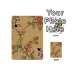 Flowers, Branches, Desenho, Edge, Leaves Playing Cards 54 Designs (Mini)