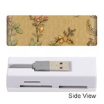 Flowers, Branches, Desenho, Edge, Leaves Memory Card Reader (Stick)