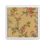 Flowers, Branches, Desenho, Edge, Leaves Memory Card Reader (Square)