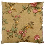 Flowers, Branches, Desenho, Edge, Leaves Large Cushion Case (One Side)