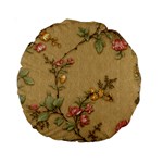 Flowers, Branches, Desenho, Edge, Leaves Standard 15  Premium Round Cushions