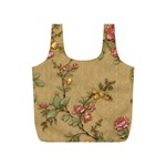 Flowers, Branches, Desenho, Edge, Leaves Full Print Recycle Bag (S)