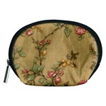 Flowers, Branches, Desenho, Edge, Leaves Accessory Pouch (Medium)