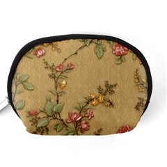 Flowers, Branches, Desenho, Edge, Leaves Accessory Pouch (Medium) from ArtsNow.com Back