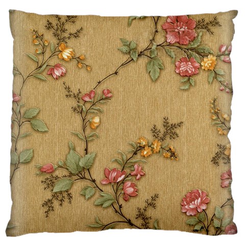 Flowers, Branches, Desenho, Edge, Leaves Standard Premium Plush Fleece Cushion Case (Two Sides) from ArtsNow.com Back