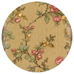 Flowers, Branches, Desenho, Edge, Leaves Round Trivet