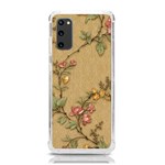 Flowers, Branches, Desenho, Edge, Leaves Samsung Galaxy S20 6.2 Inch TPU UV Case