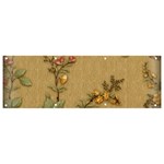 Flowers, Branches, Desenho, Edge, Leaves Banner and Sign 9  x 3 