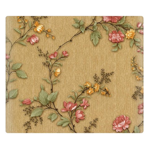 Flowers, Branches, Desenho, Edge, Leaves Premium Plush Fleece Blanket (Small) from ArtsNow.com 50 x40  Blanket Front