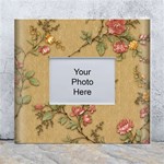 Flowers, Branches, Desenho, Edge, Leaves White Wall Photo Frame 5  x 7 