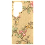 Flowers, Branches, Desenho, Edge, Leaves Samsung Galaxy S24 Ultra 6.9 Inch Black TPU UV Case