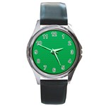 Green Lego Texture, Lego Background, Lego Texture, Green Round Metal Watch