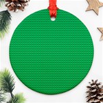 Green Lego Texture, Lego Background, Lego Texture, Green Ornament (Round)