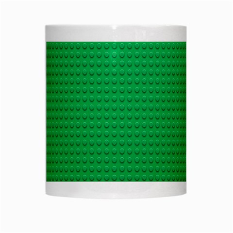 Green Lego Texture, Lego Background, Lego Texture, Green White Mug from ArtsNow.com Center